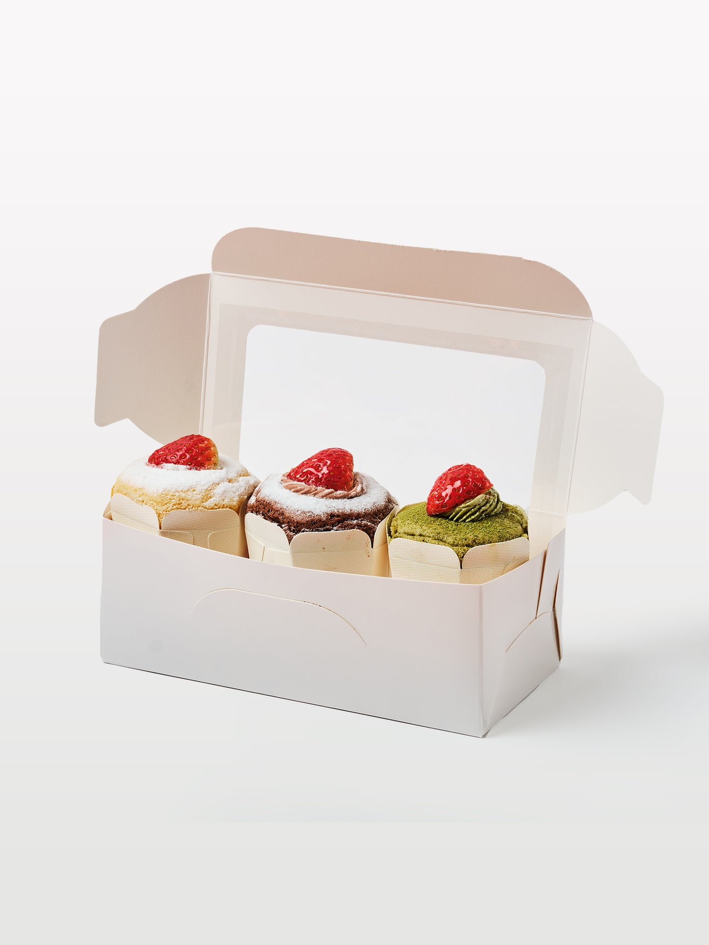 Box of 3 Assorted Hokkaido Cupcake