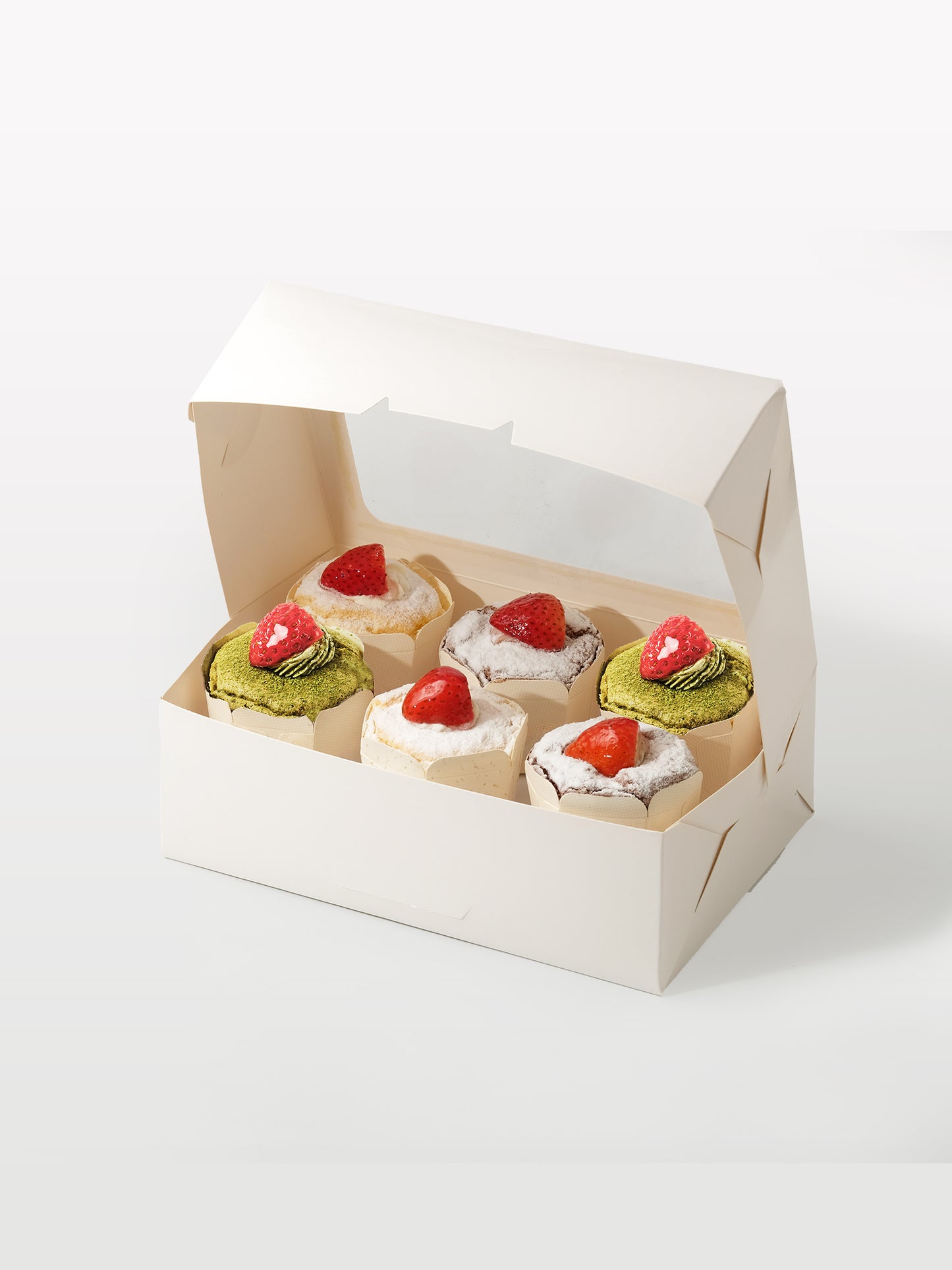 Box of 6 Assorted Hokkaido Cupcake