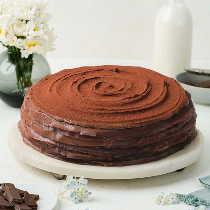 Cocoa Rum Mille Crepe