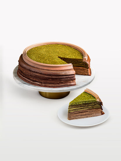 Dubai Pistachio Mille Crepe