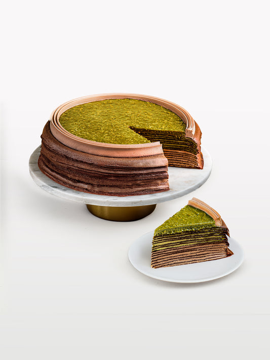 Dubai Pistachio Mille Crepe