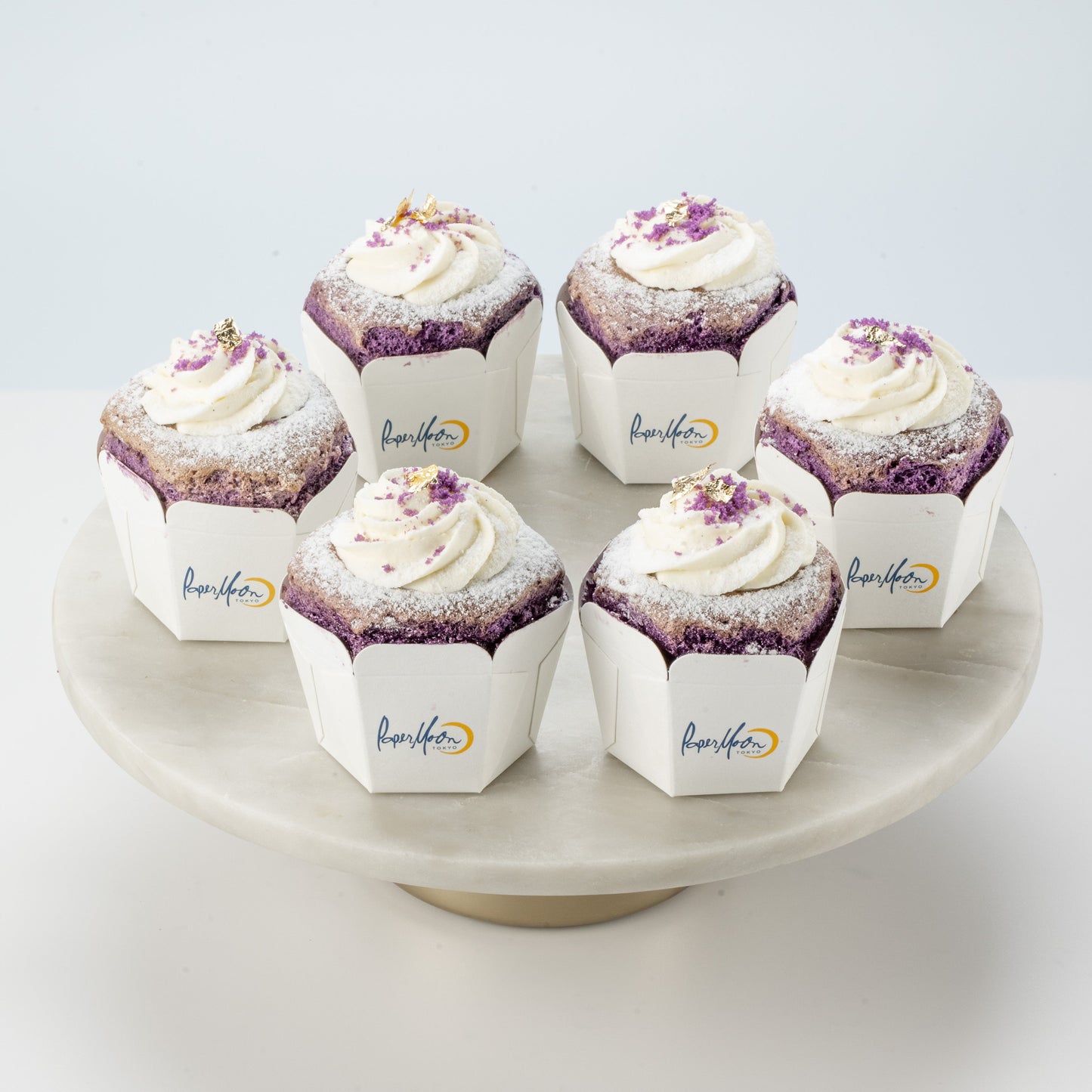 Box of 6 Ube Hokkaido Cupcake