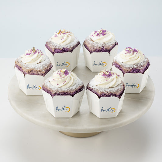 Box of 6 Ube Hokkaido Cupcake