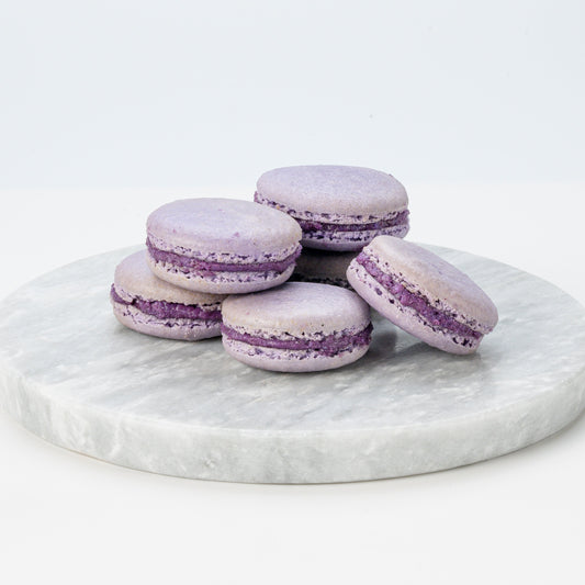 Box of 6 Ube Macarons