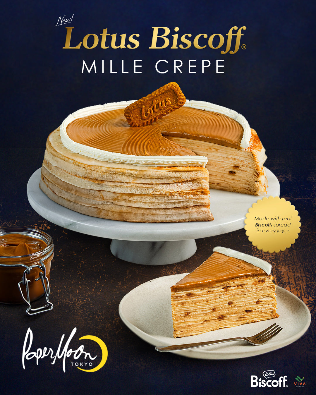 Lotus Biscoff® Mille Crepe