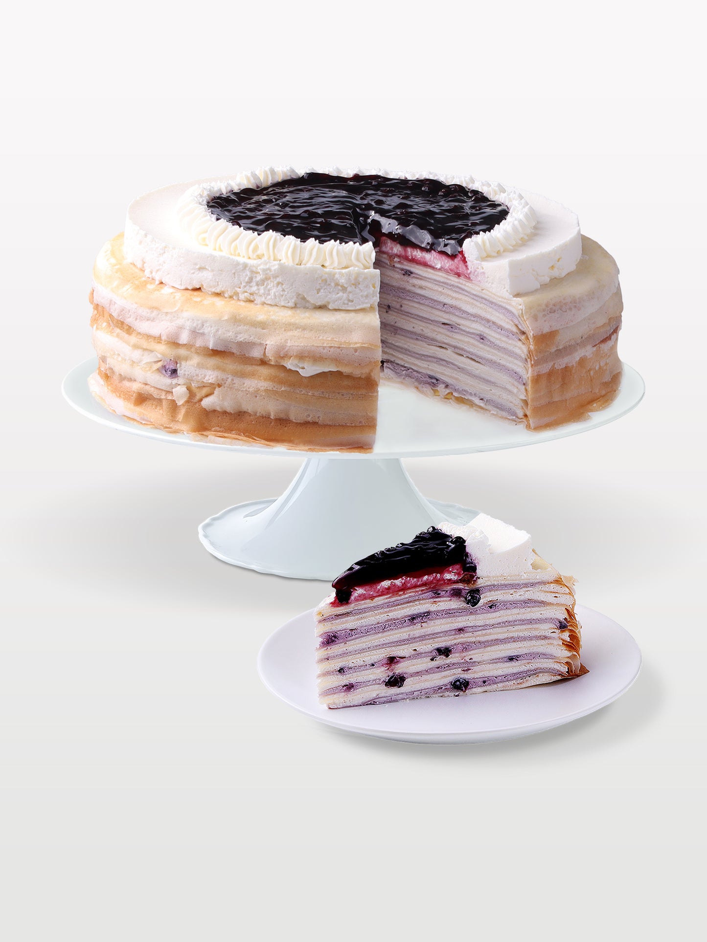 Blueberry Mille Crepe