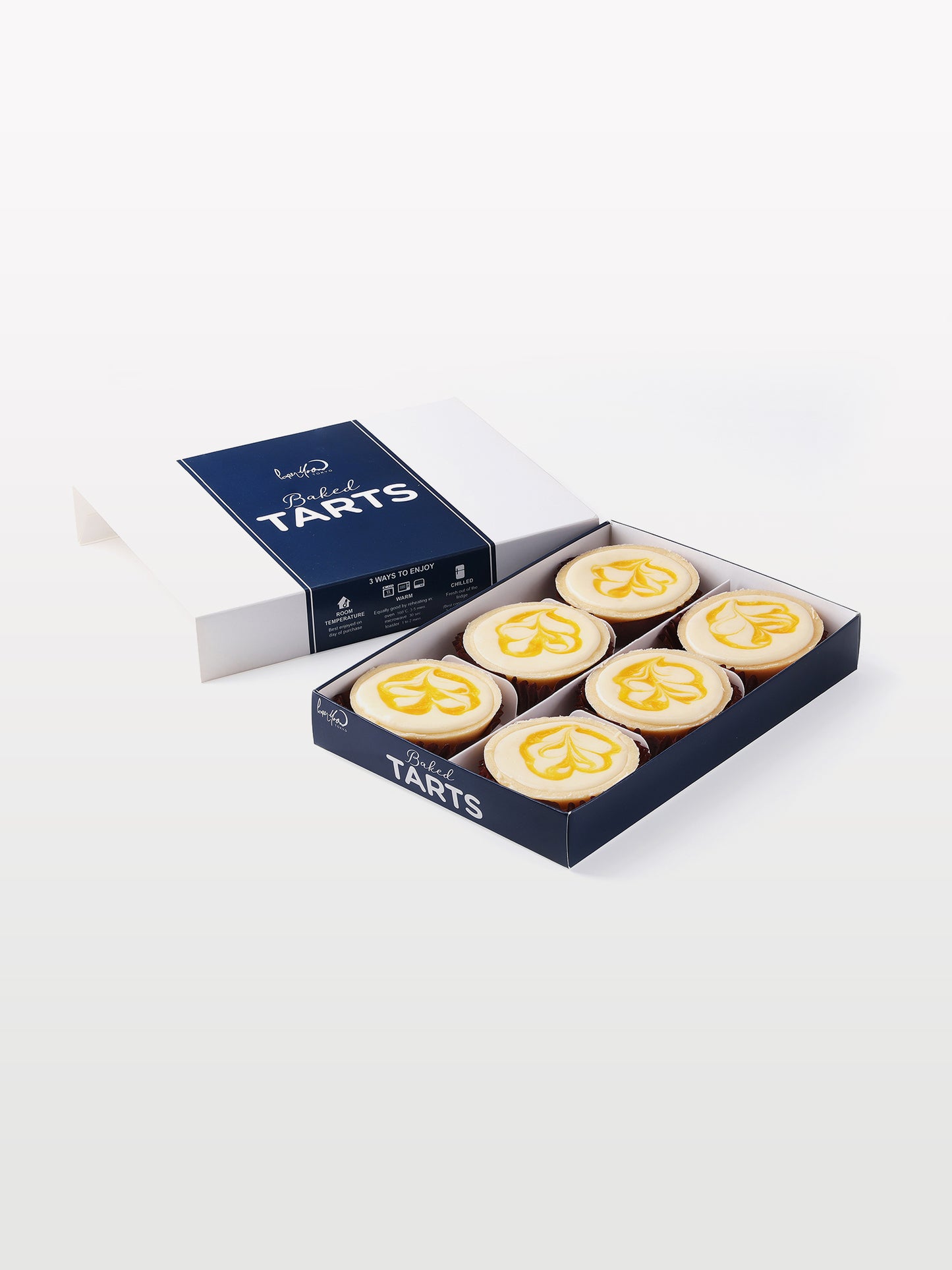 Box of 6 Classic Baked Cheese Tarts