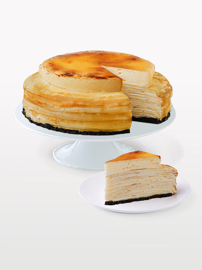 Cheesecake Brulee Mille Crepe